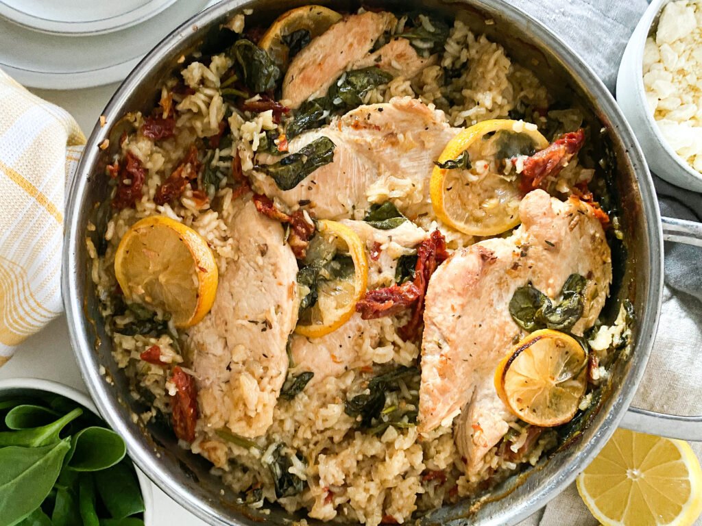 Mediterranean Baked Chicken (one-pot recipe)