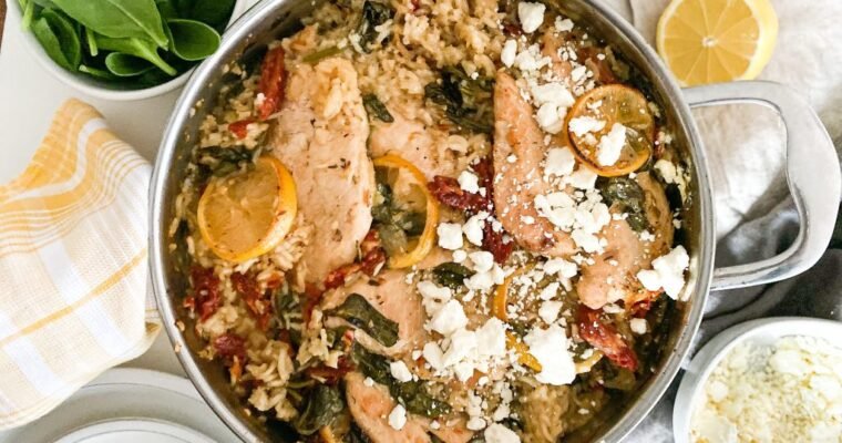 Mediterranean Baked Chicken (one-pot recipe)