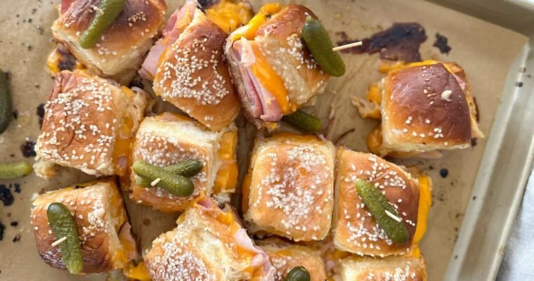 Honey Butter Ham and Cheese Sliders