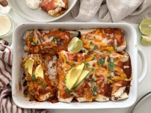 Overstuffed Beef Burrito-Enchiladas