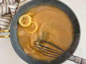 Garlic and Lemon Pan Sauce