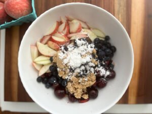 The galette filling.