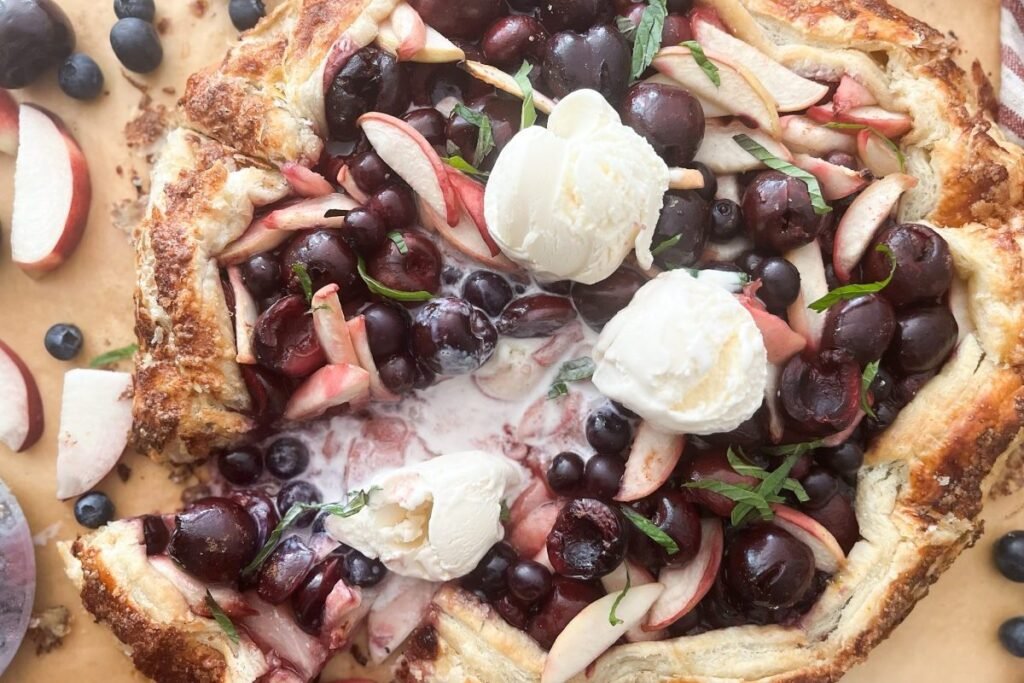 Easy Summer Three-Fruit Galette