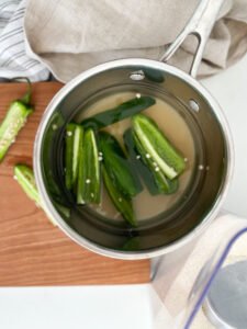 Simple syrup infused with jalapeños