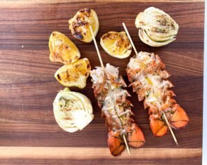 Grilled lobster, fennel and lemon