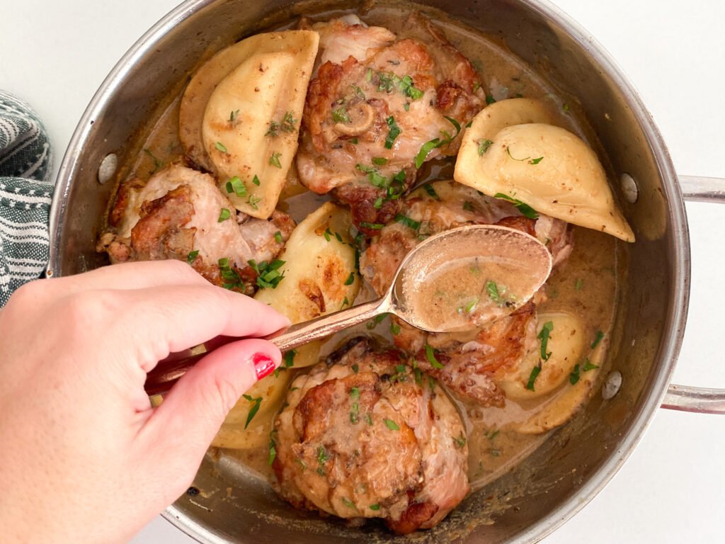 Dijon Mustard Pan Sauce