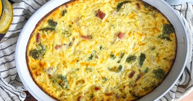 Broccoli (Green) Eggs and Ham Casserole