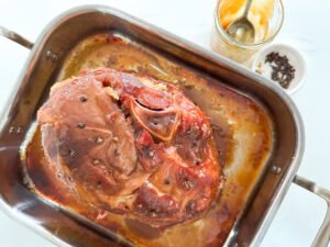 Holiday Ham with Brown Sugar Glaze and Cloves
