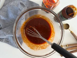sweet and spicy harissa wing sauce