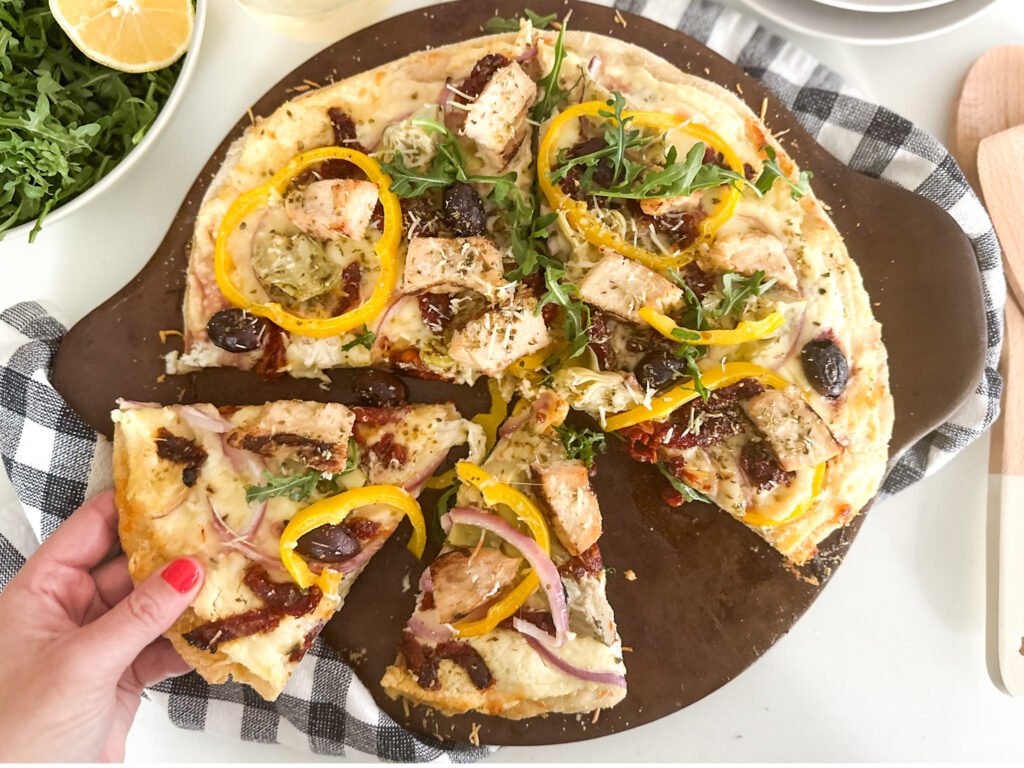 Zesty Greek Chicken Pizza