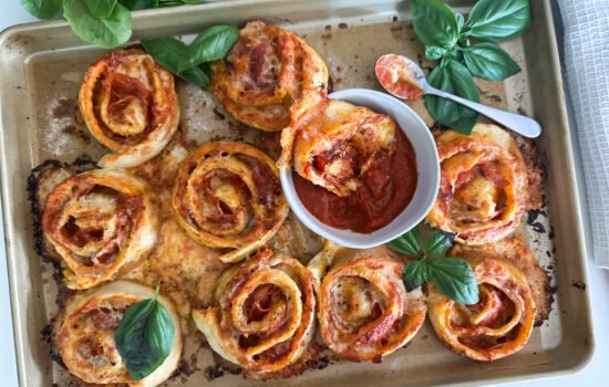 Extra Cheesy Pizza Roll Pinwheels