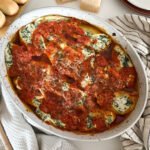 Spinach Stuffed Shells (in a spicy Arrabbiata Sauce)