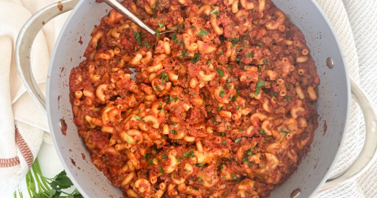 Lunch Lady American Goulash