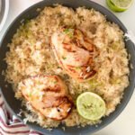 Honey Chicken and Ginger Garlic Rice