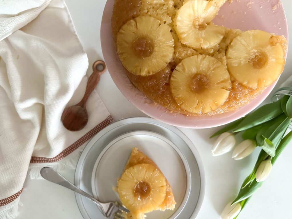 Brown Sugar Pineapple Upside Down Cake