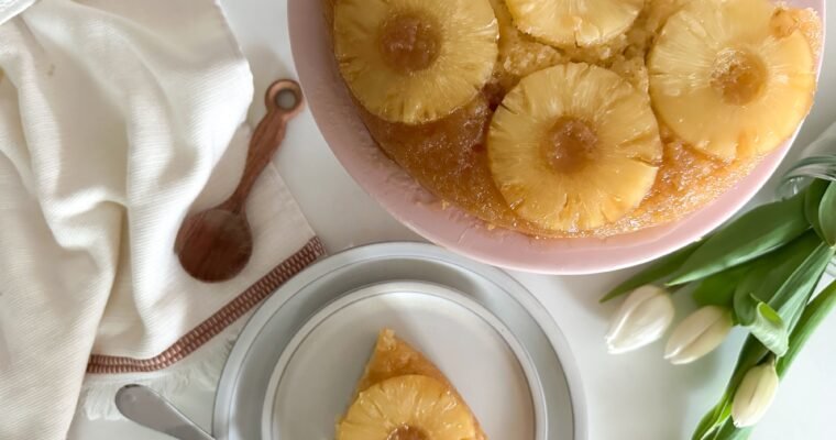 Brown Sugar Pineapple Upside Down Cake