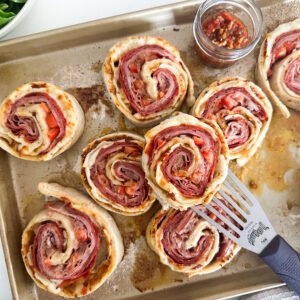 Hot Italian Hoagie Pinwheels