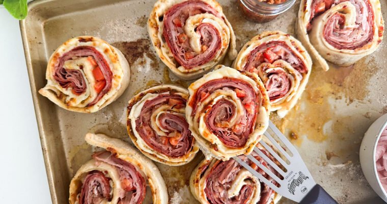 Hot Italian Hoagie Pinwheels