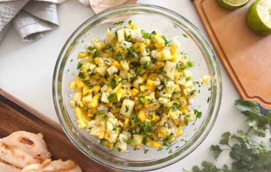 Fresh Pineapple Mango Salsa