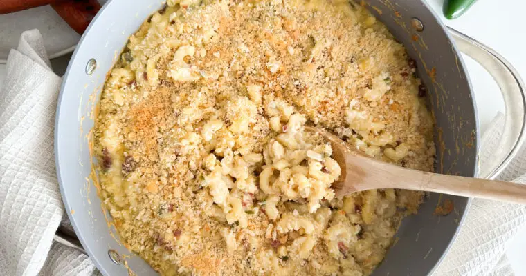 Jalapeño Popper Mac and Cheese