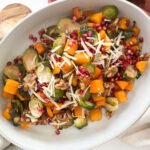Maple Glazed Butternut Squash and Brussel Sprout Salad